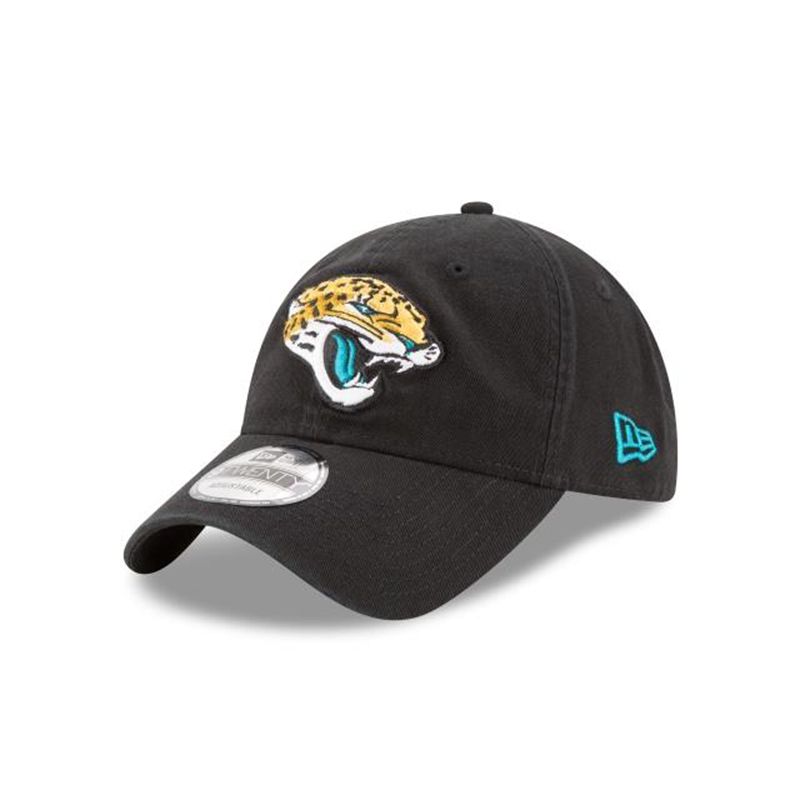 NFL Jacksonville Jaguars Core Classic 9Twenty Adjustable (GQY0658) - Black New Era Caps